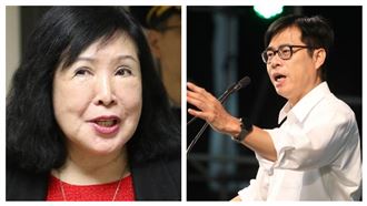 李登輝肖像遭潑紅漆…陳其邁說重話了