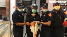 北市警方將鄭惠中依毀損、文資法等罪移送法辦（圖／記者楊忠翰攝影）