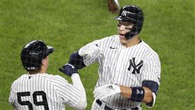 ▲賈吉（Aaron Judge）右小腿拉傷被放進10天受傷名單。（圖／美聯社／達志影像）
