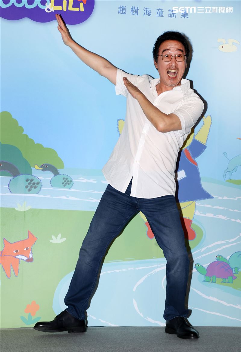趙樹海童謠集中化健康購趣味平台發表會。（記者邱榮吉/攝影）