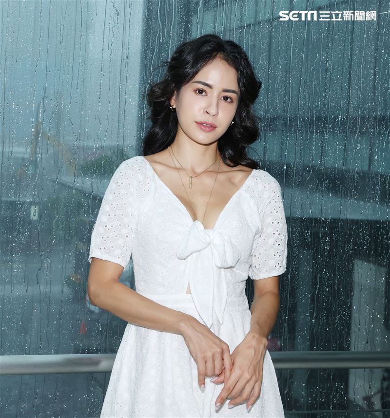 雷艾美三立新聞網專訪。（記者邱榮吉/攝影）