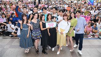 張雁名浪漫擁吻　女友突重擊要害滅火