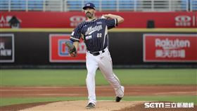 ▲樂天桃猿先發投手卡本特。（圖／記者劉彥池攝影）