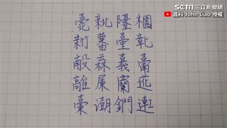 他自創合體字寫出臺灣味　網讚有魅力