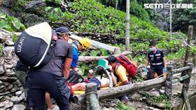 屏東縣神山瀑布發生黃姓高職生溺斃意外。（圖／翻攝畫面）