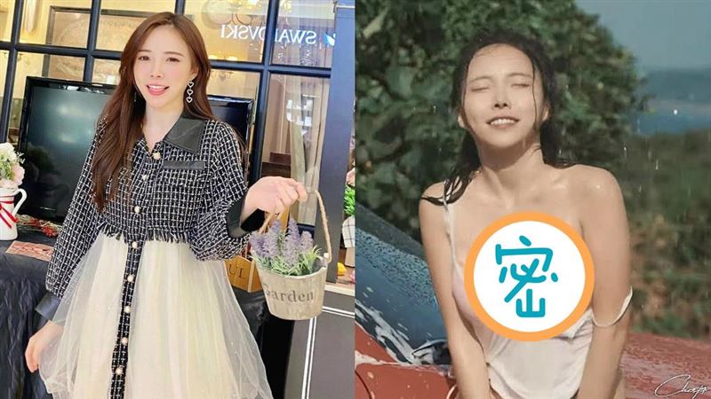 肉色泳裝「以為沒穿」女神：看了害羞