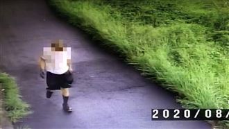 台南受刑人逃獄　棄車狂奔畫面曝光了