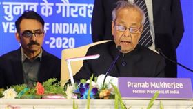 印度前總統Pranab Mukherjee（圖／翻攝自@CitiznMukherjee推特）