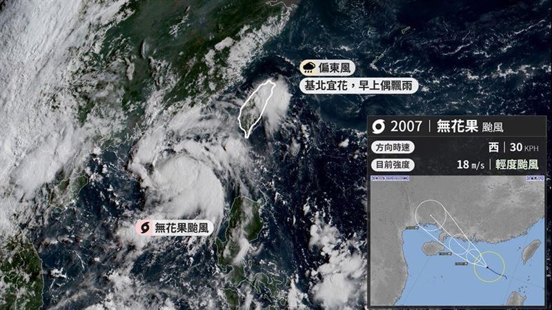 無花果颱風生成　專家曝對台後續影響