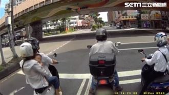 女抱嬰三貼挨罰討拍　警公布影像打臉
