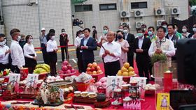 台南市「安平再生水廠新建工程」18日舉行開工動土典禮。（圖／內政部提供）