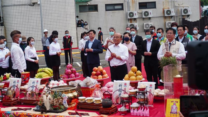 供應南科用水　安平再生水廠動土