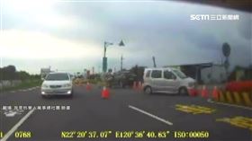 一路逆向! 駕駛闖調撥車道