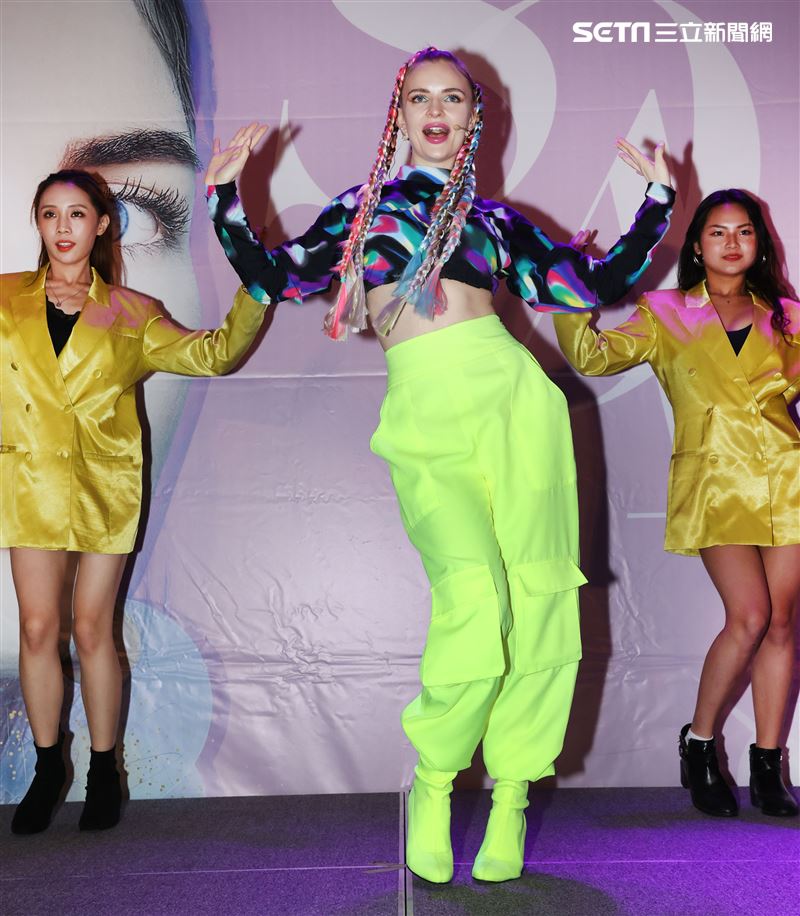 俄羅斯新女聲 Soa 宋蕊安來台發首張中文 EP 。（記者邱榮吉/攝影）