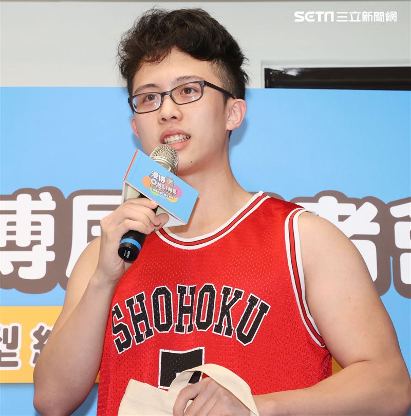 孫安佐出席2020線上漫博展。（記者邱榮吉/攝影）