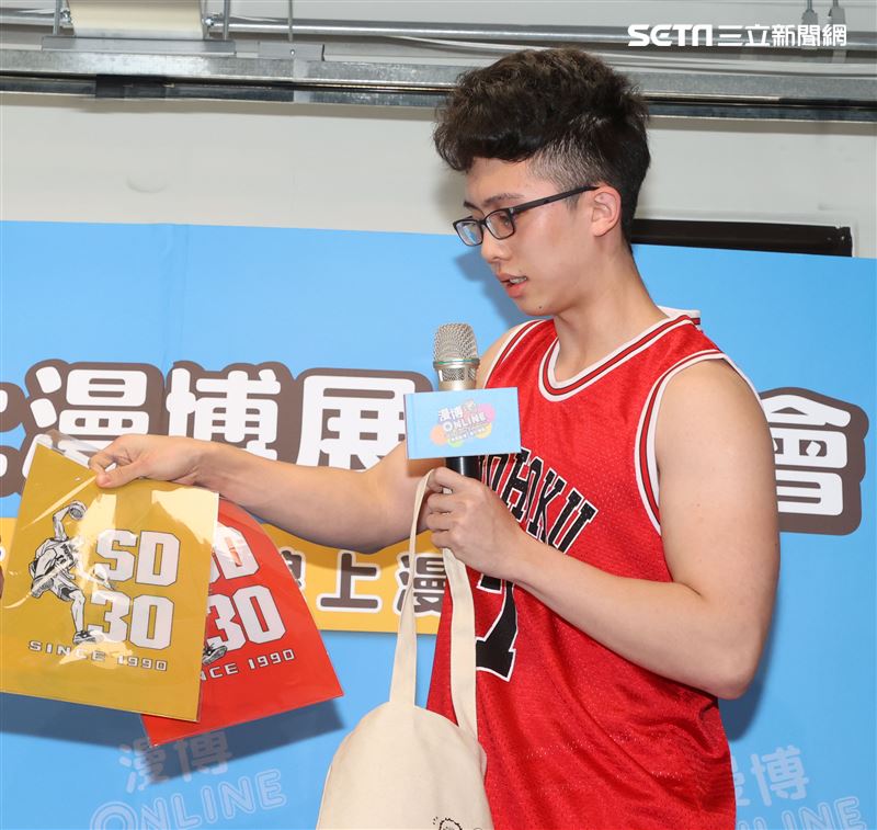 孫安佐出席2020線上漫博展。（記者邱榮吉/攝影）