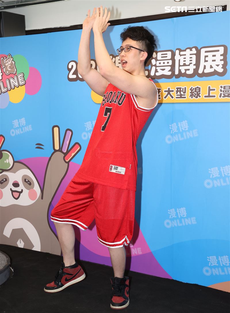 孫安佐出席2020線上漫博展。（記者邱榮吉/攝影）