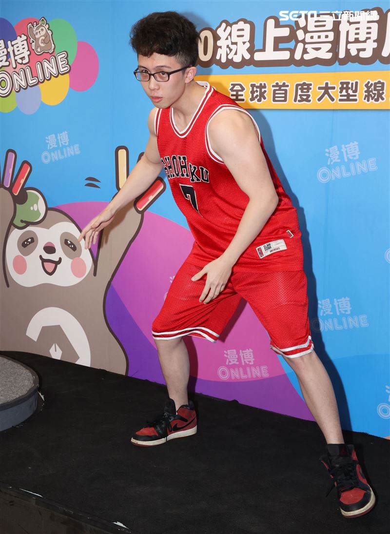孫安佐出席2020線上漫博展。（記者邱榮吉/攝影）