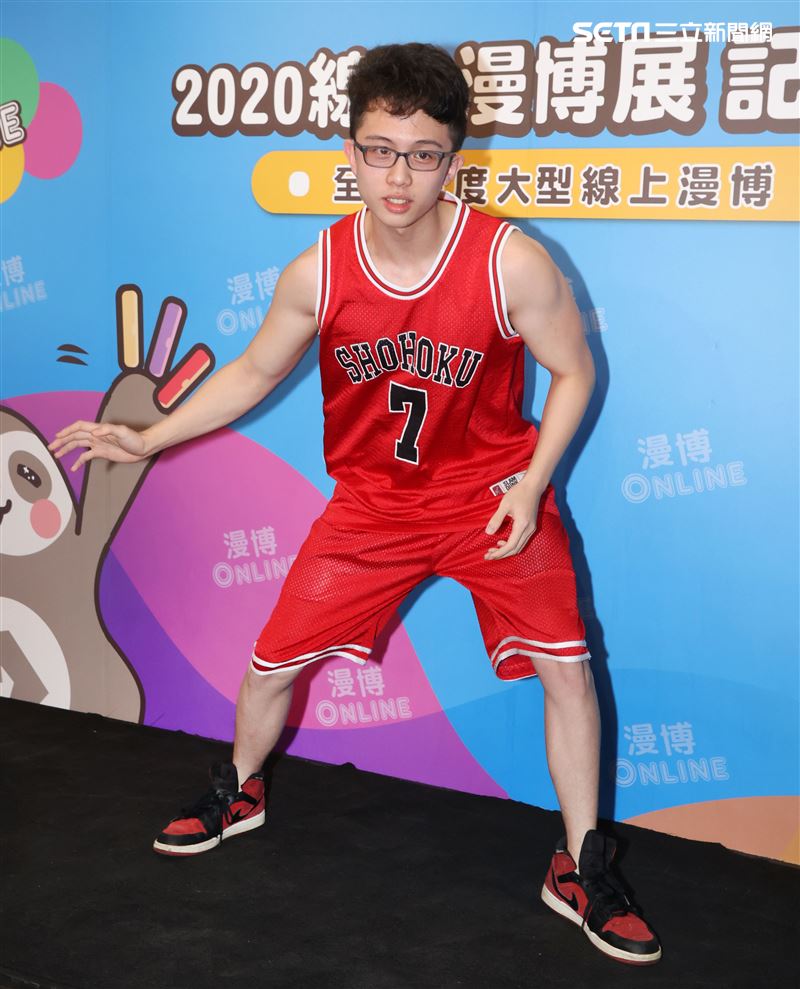 孫安佐出席2020線上漫博展。（記者邱榮吉/攝影）