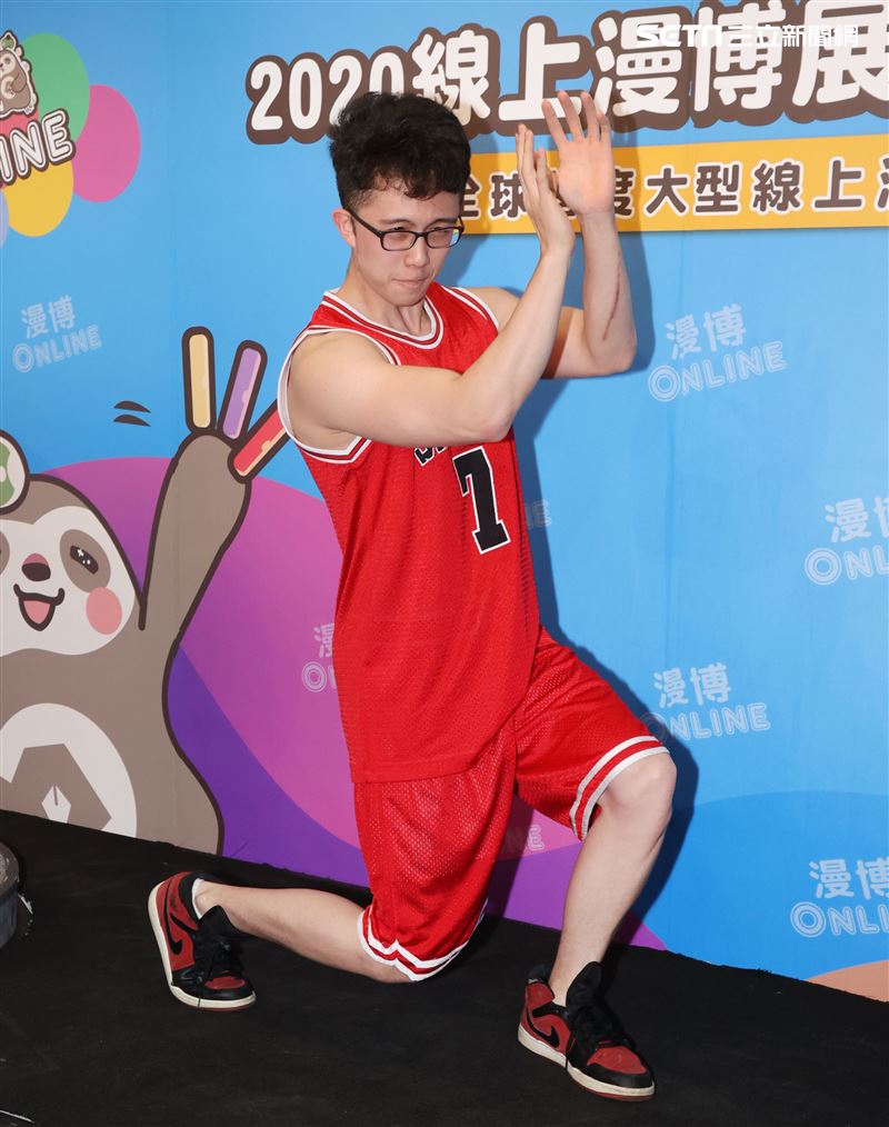 孫安佐出席2020線上漫博展。（記者邱榮吉/攝影）