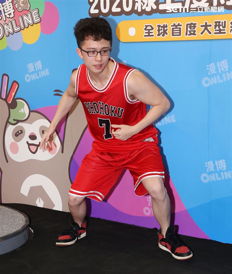 孫安佐出席2020線上漫博展。（記者邱榮吉/攝影）