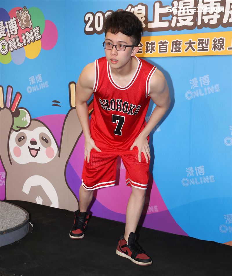 孫安佐出席2020線上漫博展。（記者邱榮吉/攝影）