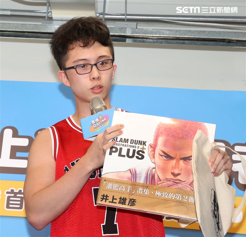 孫安佐出席2020線上漫博展。（記者邱榮吉/攝影）