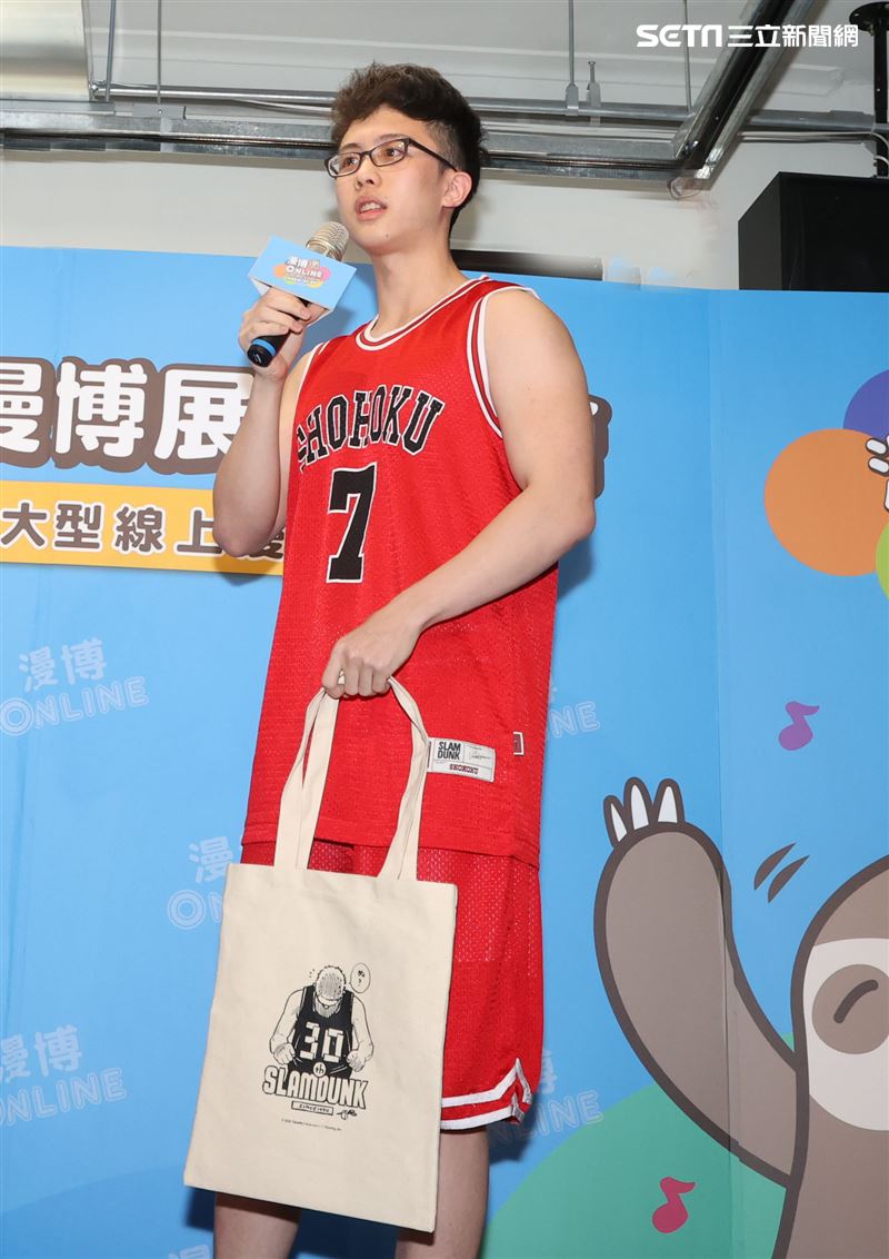 孫安佐出席2020線上漫博展。（記者邱榮吉/攝影）