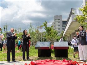 總統出席「交通大學致遠樓落成啟用典禮暨產學共創聯盟成立大會」（圖／總統府）