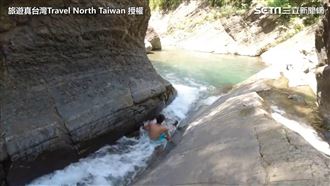 烏來消暑秘境　用泳圈瘋玩天然滑水道