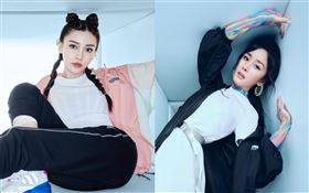 楊冪最新形象照。（圖／adidas提供）