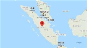 印尼蘇門答臘島（圖／翻攝自google地圖）