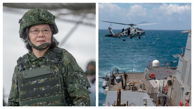 美軍神盾艦護台海…他揭密美軍航線
