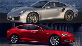 ▲保時捷911 Turbo S對決特斯拉Model S P100D（圖／翻攝自保時捷官網）