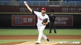 ▲樂天桃猿先發投手威拉諾。（圖／記者劉彥池攝影）