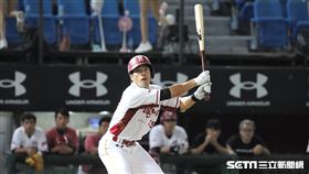 ▲樂天桃猿三壘手林智平。（圖／記者劉彥池攝影）