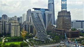 信義區超豪宅「陶朱隱園」，單戶最少上看18億元超級豪宅。（記者邱榮吉/攝影）