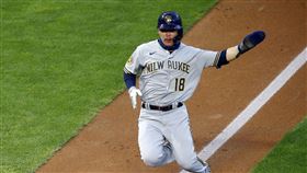 ▲密爾瓦基釀酒人中日混血選手Keston Hiura受到期待。（圖／美聯社／達志影像）