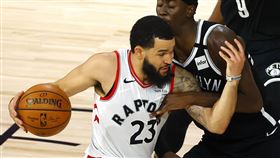 NBA／范喬丹再爆！暴龍2連勝籃網
NBA,季後賽,多倫多暴龍,Fred VanVleet,布魯克林籃網
圖／美聯社／達志影像