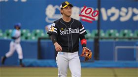 ▲軟銀鷹今宮健太。（圖／翻攝自@Rlihw7推特）