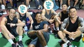 超大咖籃球陣容Jason唐志中、霍建華、黑人陳建州、余文樂、王信凱、王陽明。（圖／翻攝自IG）

