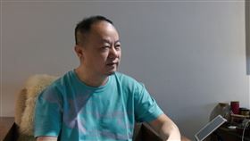 畫家白魚，林伯禧（記者林宥村攝影）