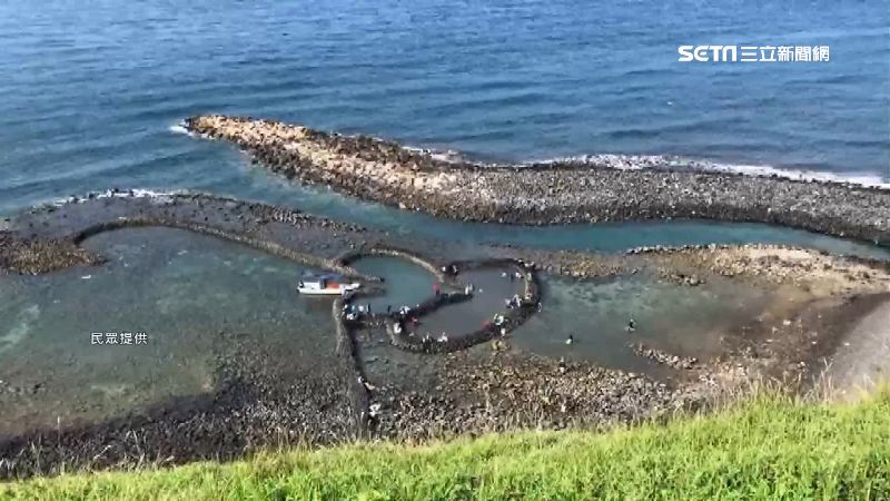 七美雙心石滬湧拉崙　漁民樂賺10萬