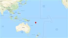 萬那杜（Republic of Vanuatu）位在南太平洋。（圖／翻攝自GoogleMap）