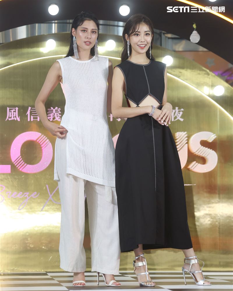佟凱玲、宋蘋恩出席微風信義榮耀再現之夜。（記者邱榮吉/攝影）
