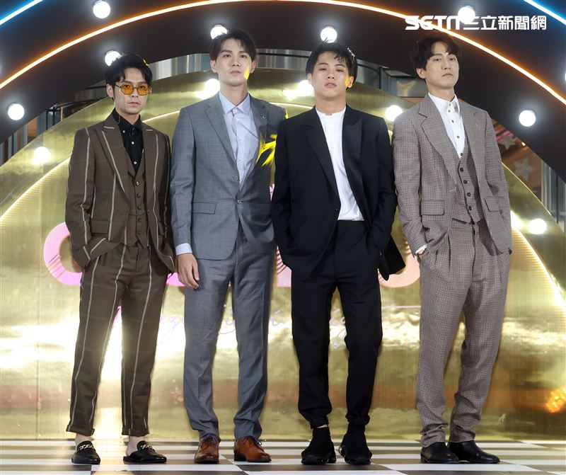 陳希藤、宋亞倫、Cheng、邱昊奇出席微風信義榮耀再現之夜。（記者邱榮吉/攝影）