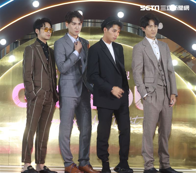 陳希藤、宋亞倫、Cheng、邱昊奇出席微風信義榮耀再現之夜。（記者邱榮吉/攝影）