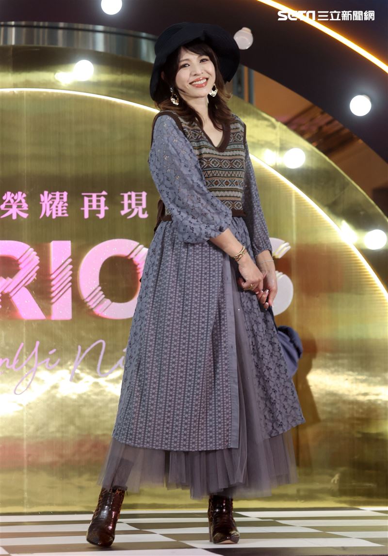 林葉亭出席微風信義榮耀再現之夜。（記者邱榮吉/攝影）