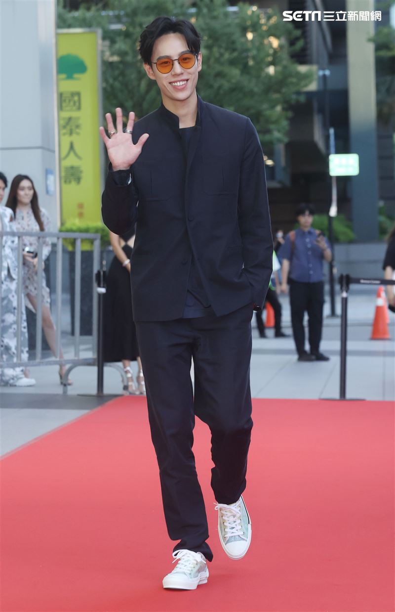 孫麥傑出席微風信義榮耀再現之夜。（記者邱榮吉/攝影）