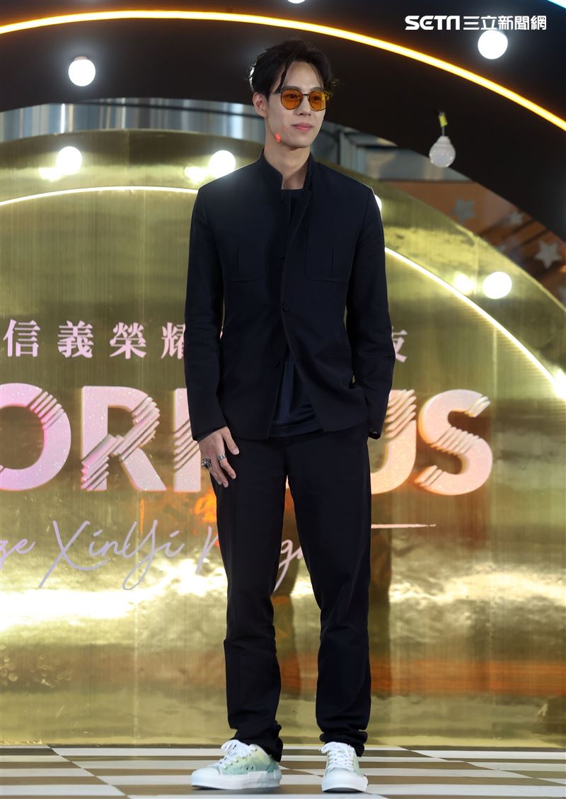 孫麥傑出席微風信義榮耀再現之夜。（記者邱榮吉/攝影）